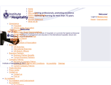 Tablet Screenshot of membership.instituteofhospitality.org