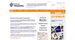 Desktop Screenshot of instituteofhospitality.org